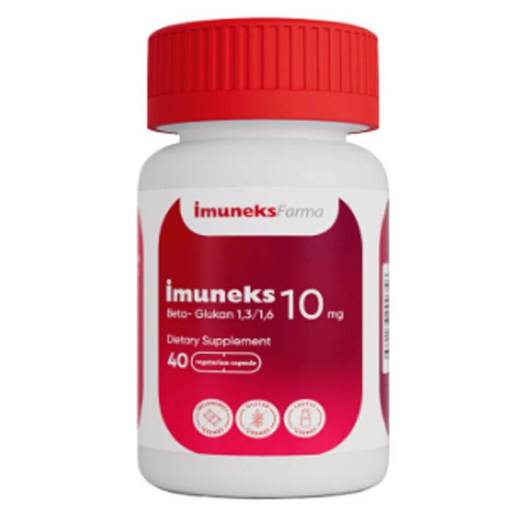 Imuneks Farma İmuneks 10 mg Beta Glukan İçeren Takviye Edici Gıda 40 Kapsül
