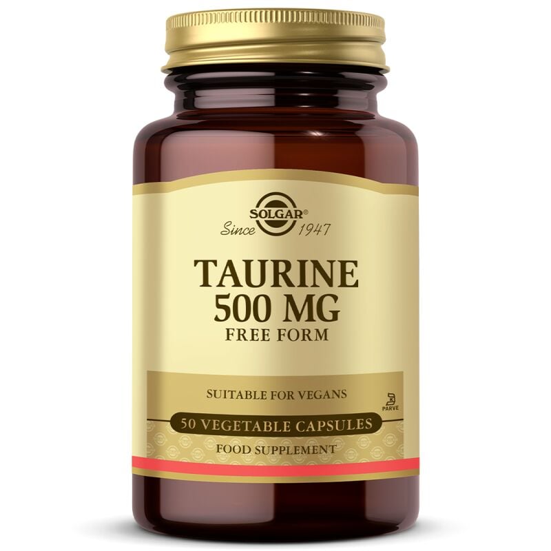 Solgar Taurin 500mg 50 Kapsül