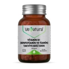 Venatura Vitamin B1 (BENFOTIAMIN VE TIAMIN ) 60 Kapsül