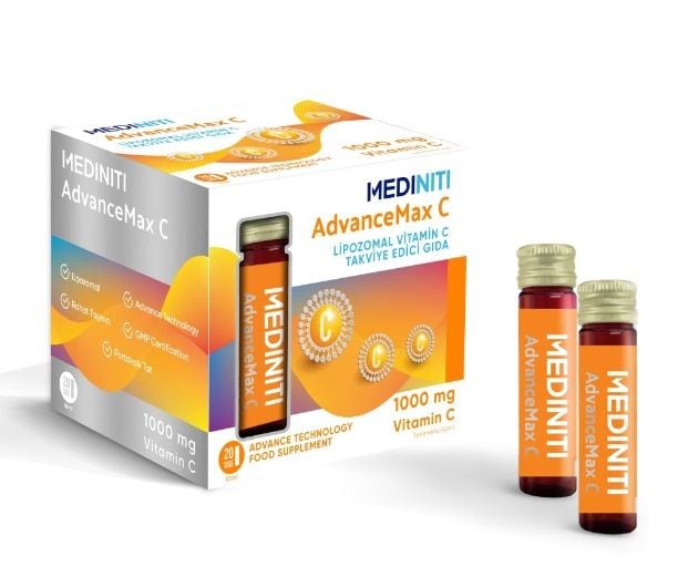 Mediniti AdvanceMax C 1000mg Vitamin C 20 Sişe