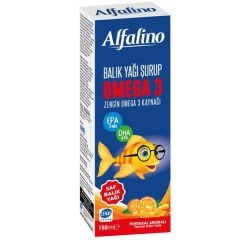 Alfalino Omega 3 Balık Yağı Şurup 150 ml